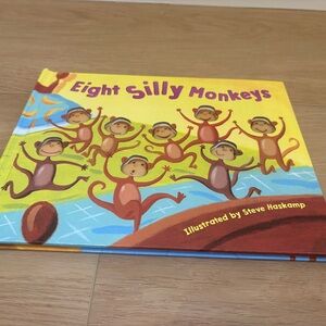 Eight Silly Monkeys Children's Book